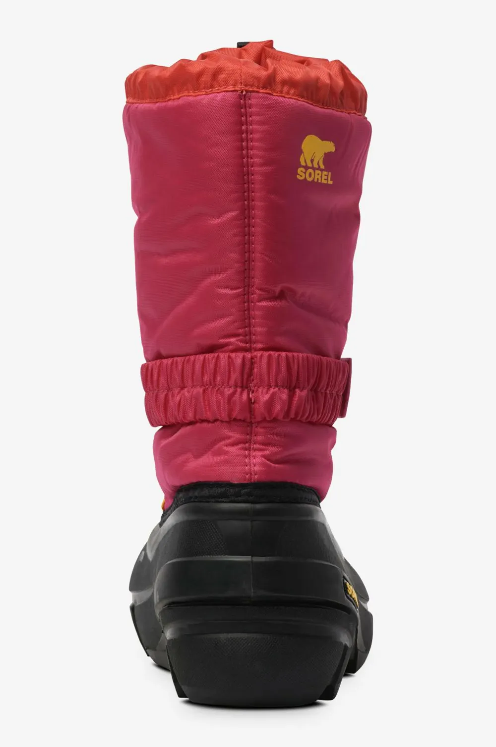 Sorel Vinterfodtøj>Vinterstøvler Youth Flurry Poppy Red, Cactus Pink