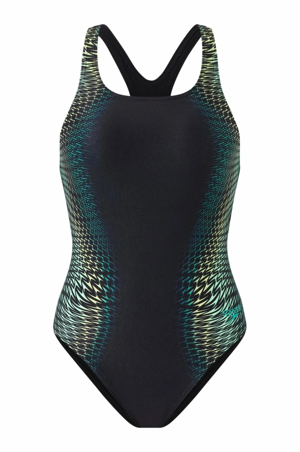 Speedo Badetøj|Badetøj>Badedragt Womens Digital Printed Medalist 1 Pc Blue/green