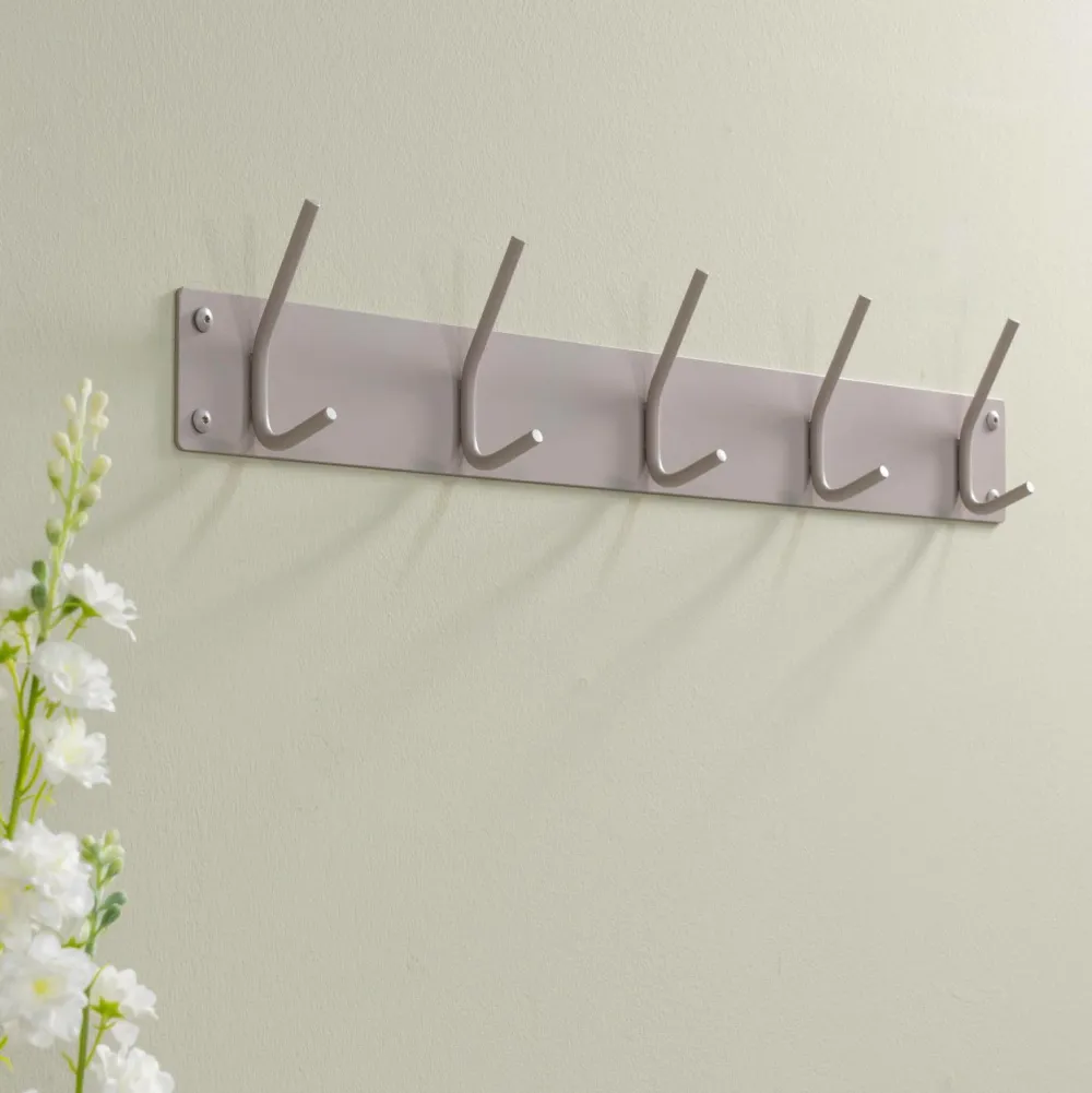 Spinder Design Entrémøbler>Knagerække Fusion 5 Silky Taupe