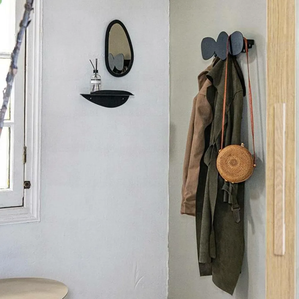 Spinder Design Entrémøbler>Knagerække Tumulo small Sort