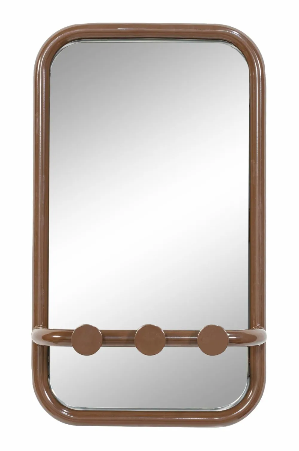 Spinder Design Retro Spejl Chokoladebrun New