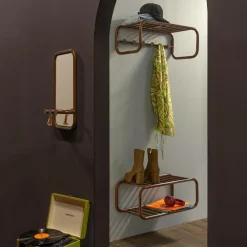 Spinder Design Retro Spejl Chokoladebrun New