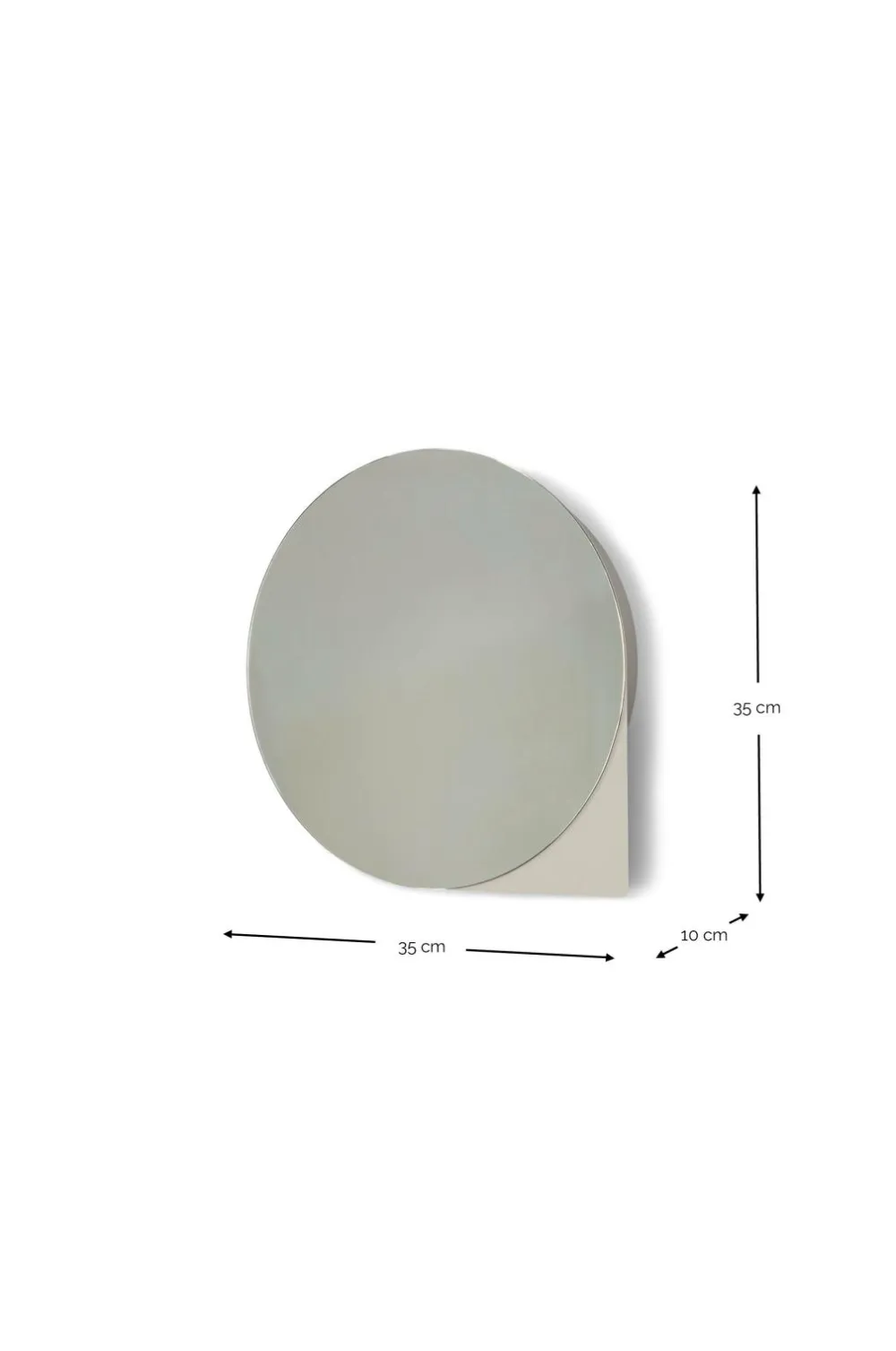 Spinder Design Spejle>Spejlskab Sonnet S Silkeagtig taupe
