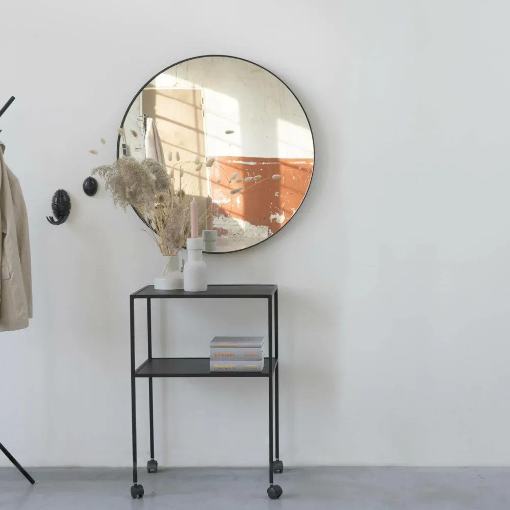 Spinder Design Spejle>Spejl Donna 5 Sort