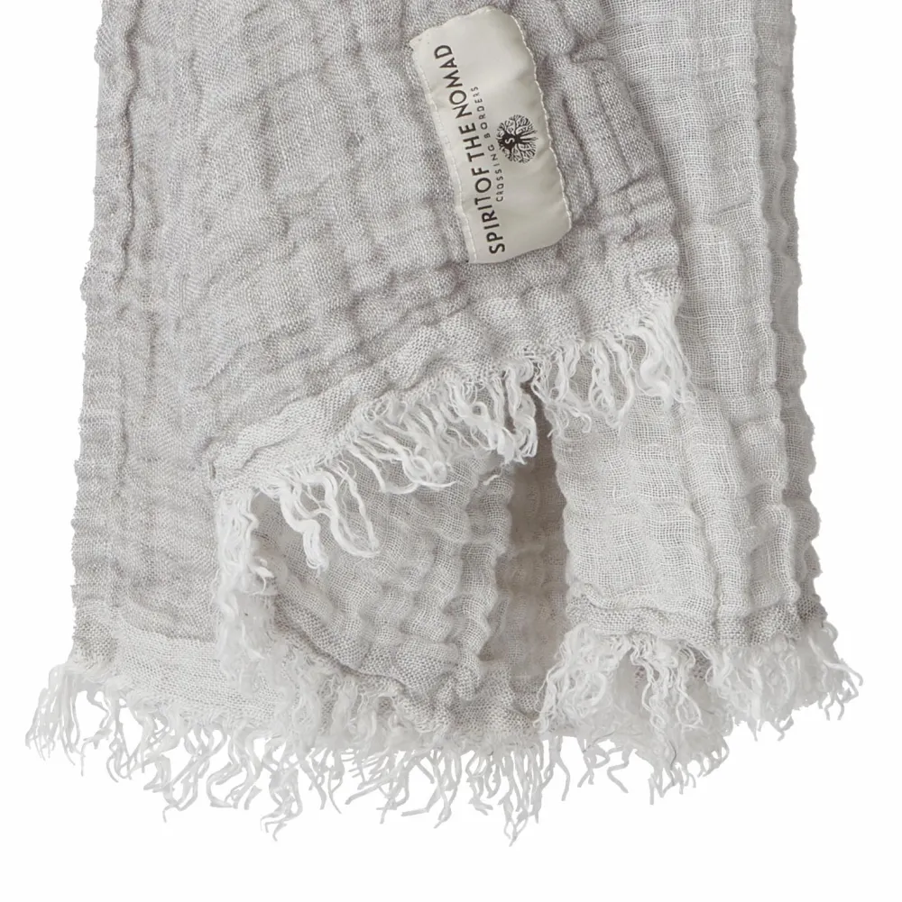 Spirit of the Nomad Plaid i hør Tåget grå Outlet