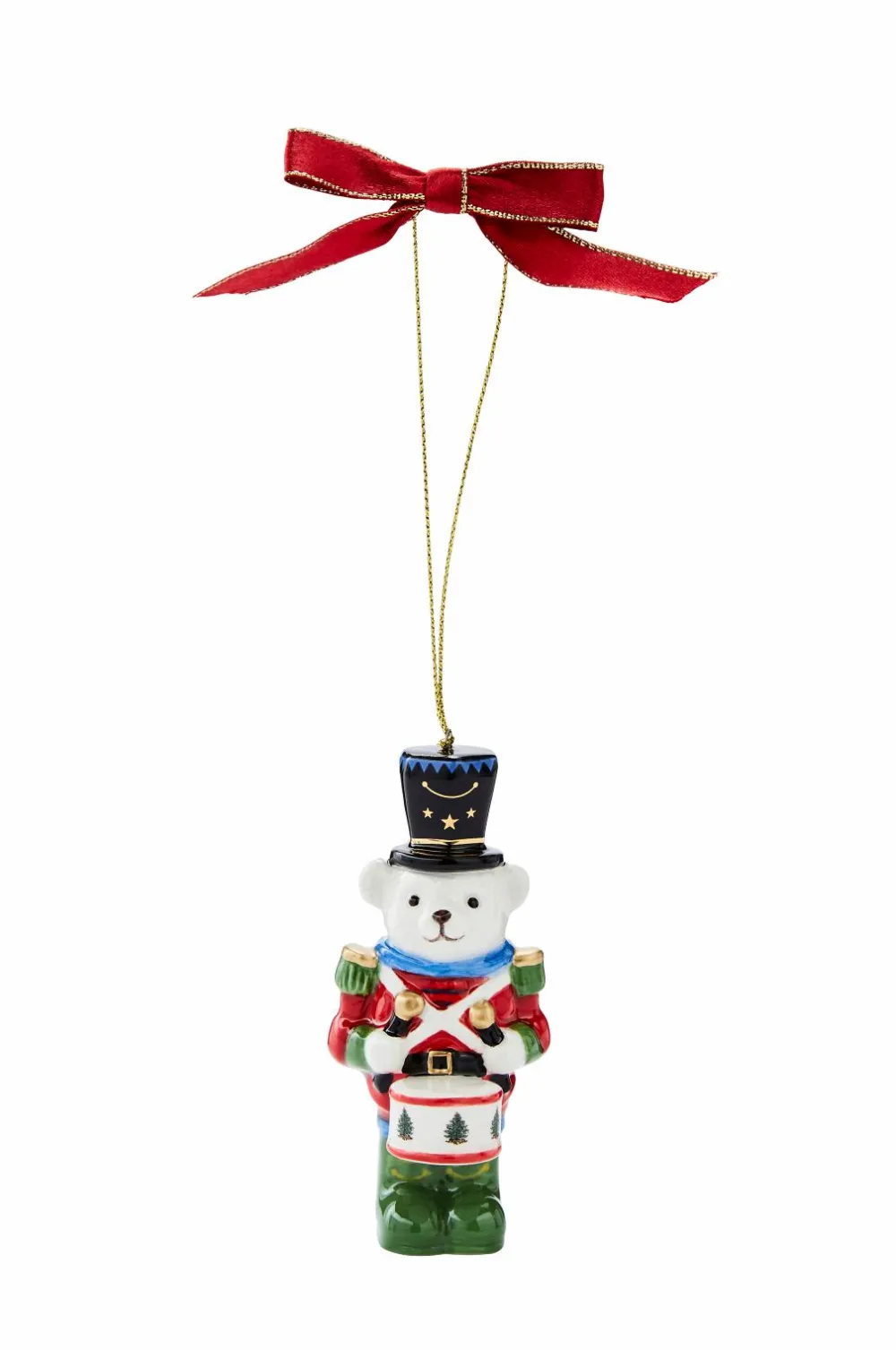 Spode Ornament bamse nøddeknækker Multi New