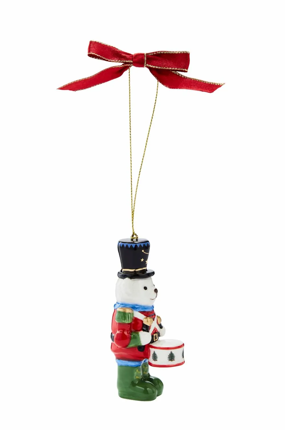Spode Ornament bamse nøddeknækker Multi New