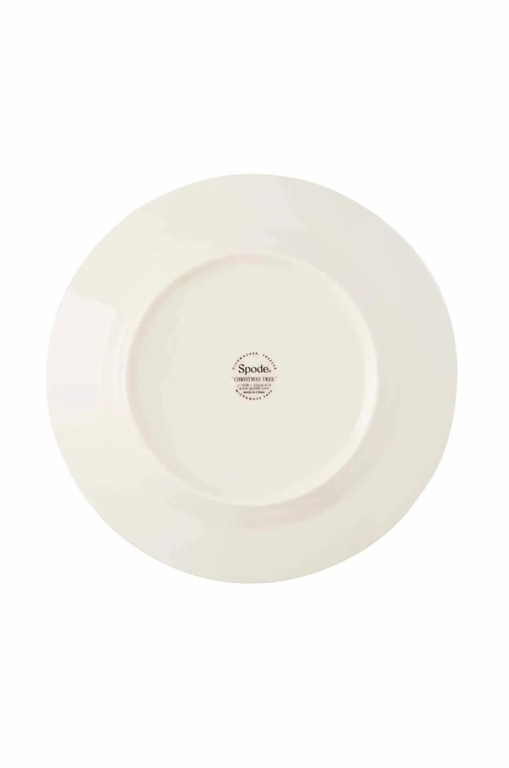 Spode Tallerken Christmas Tree diameter 20 cm Hvid, grøn Outlet