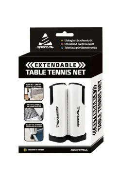 Sportme Bordtennisnet - udtrækkeligt Sale