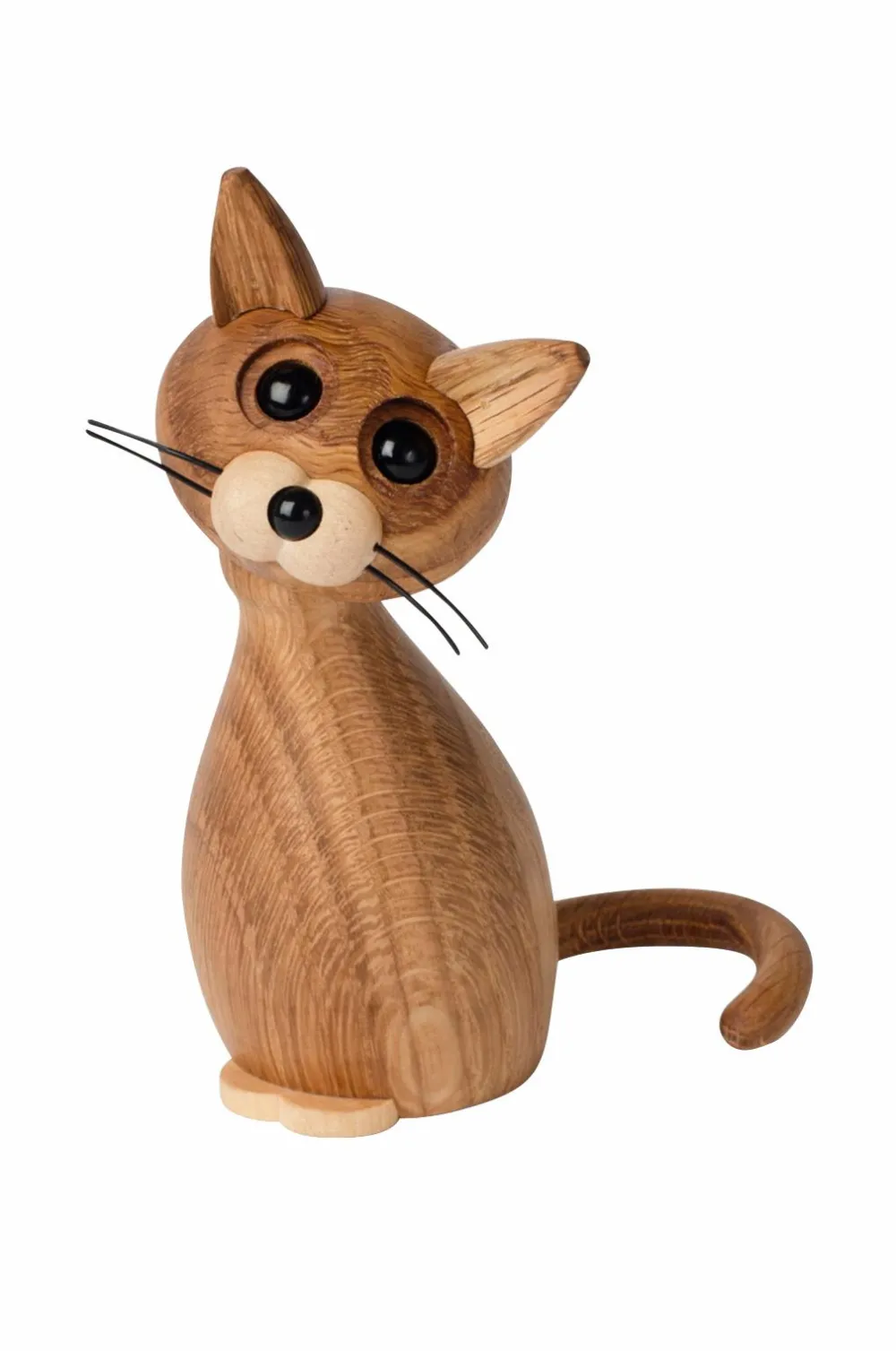 Spring Copenhagen Pynteting>Trædekoration Kat Lucky The Cat 15,9 cm Natur
