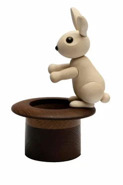 Spring Copenhagen Trædekoration The Magic Hat Kanin 9,5 cm Natur Discount