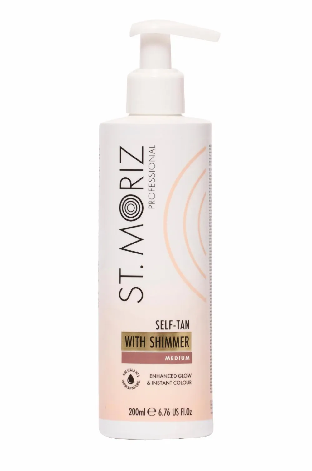St. Moriz Pro Self-Tan Shimmer Lotion Medium 200 Ml No Color Discount