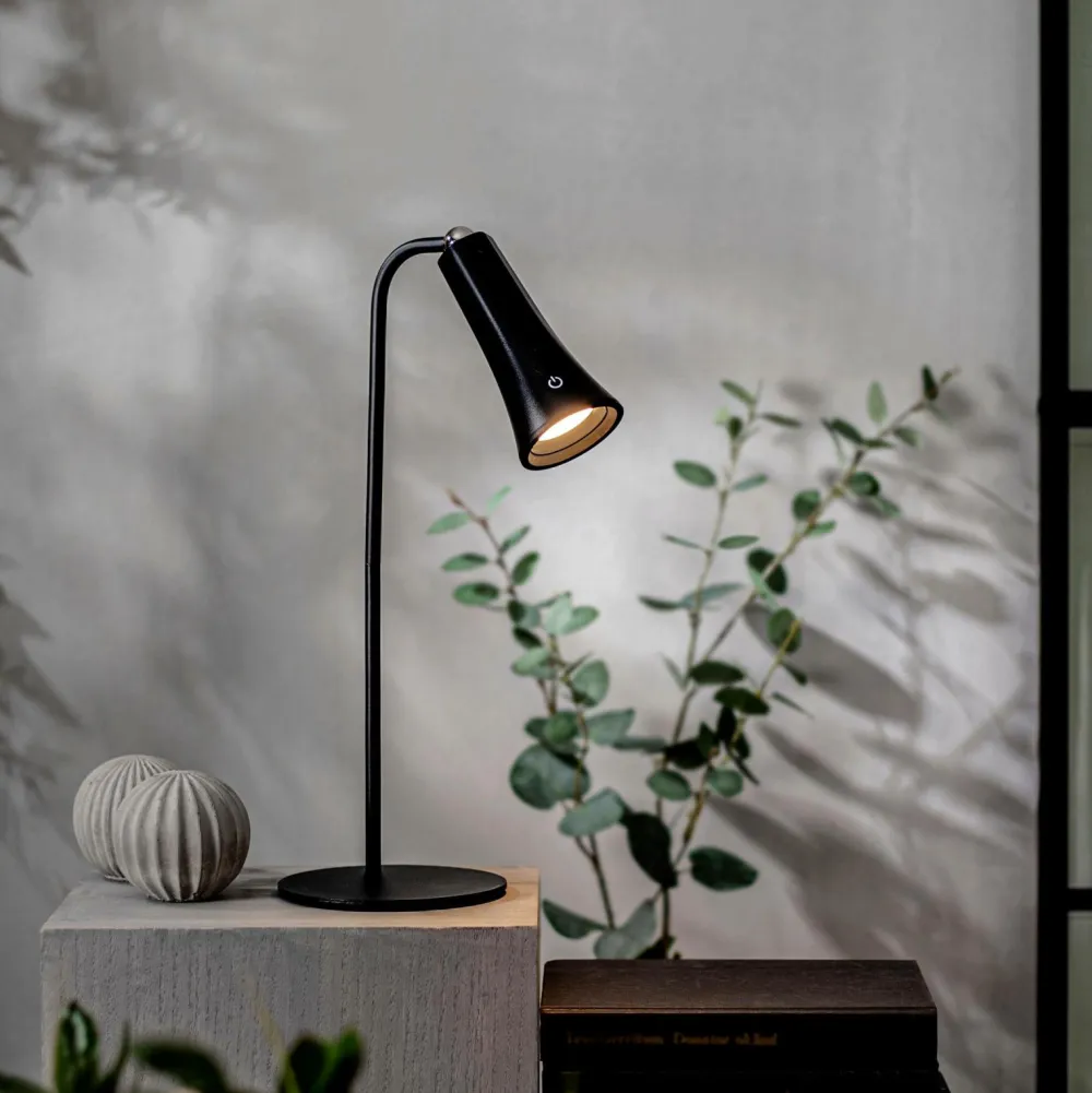 Star Trading Genopladelige Lamper>Funktionel bordlampe Sort