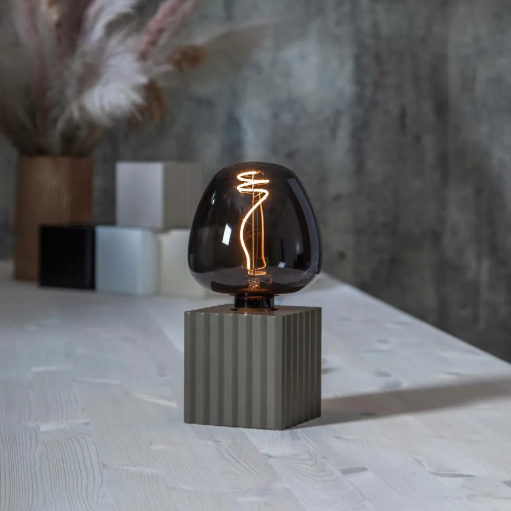 Star Trading Lampefod Box E27 Brown Outlet