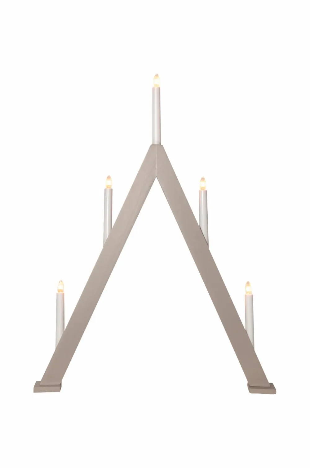 Star Trading Julebelysning>Lysestage Albo 66cm Beige