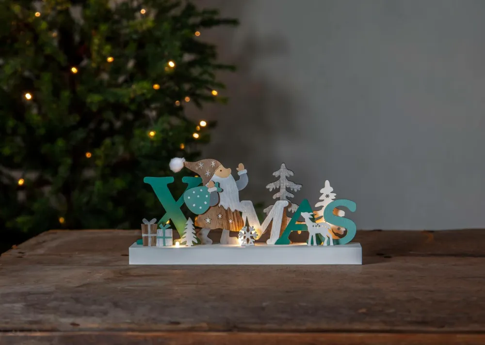 Star Trading Julebelysning>Lysestage Reinbek X-mas 15 cm 0020