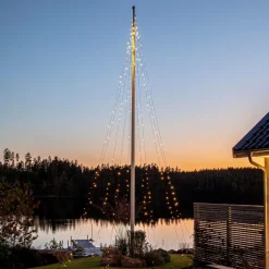 Star Trading Lyskæde skinnende varm hvid 2,8 m Sort Outlet