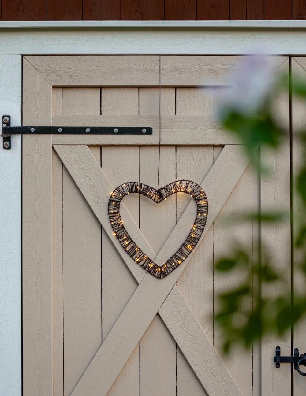 Star Trading Outdoordecoration Vicke Heart Brun Hot