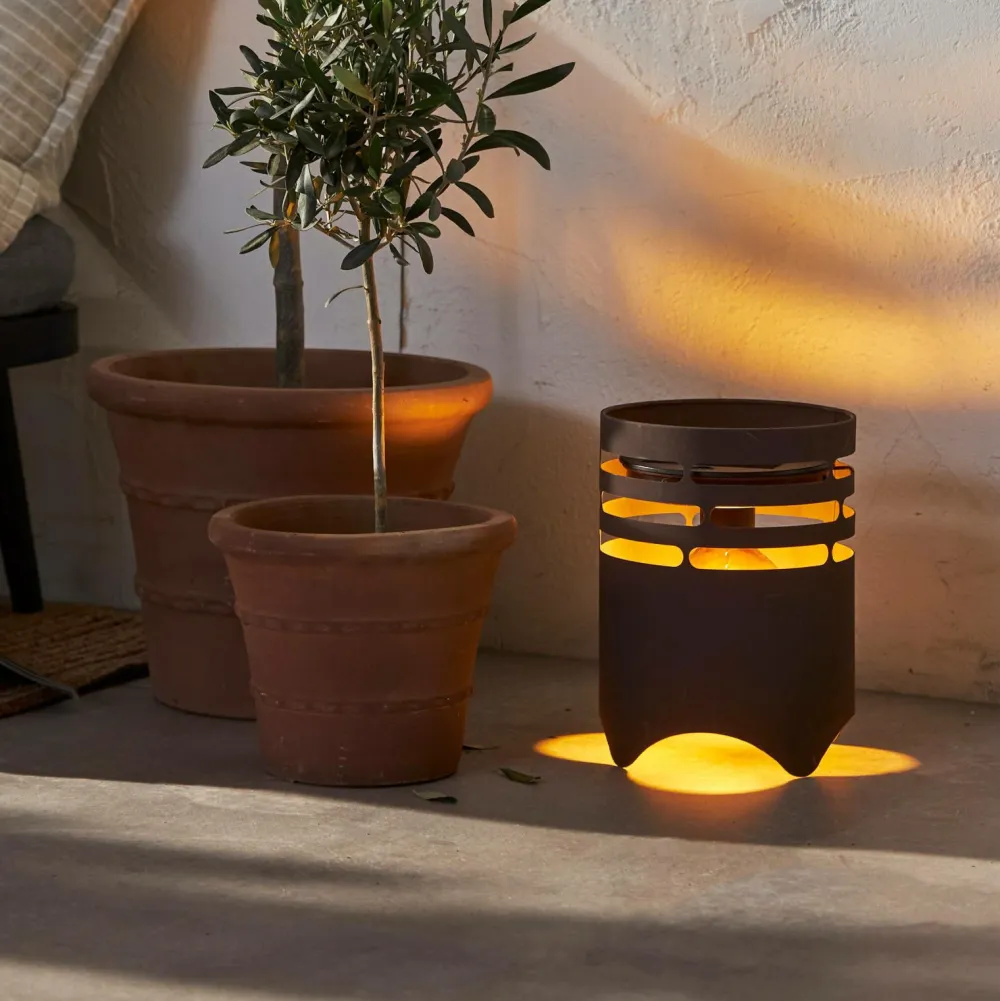 Star Trading Solcelle lanterne marron 25cm Brun Sale