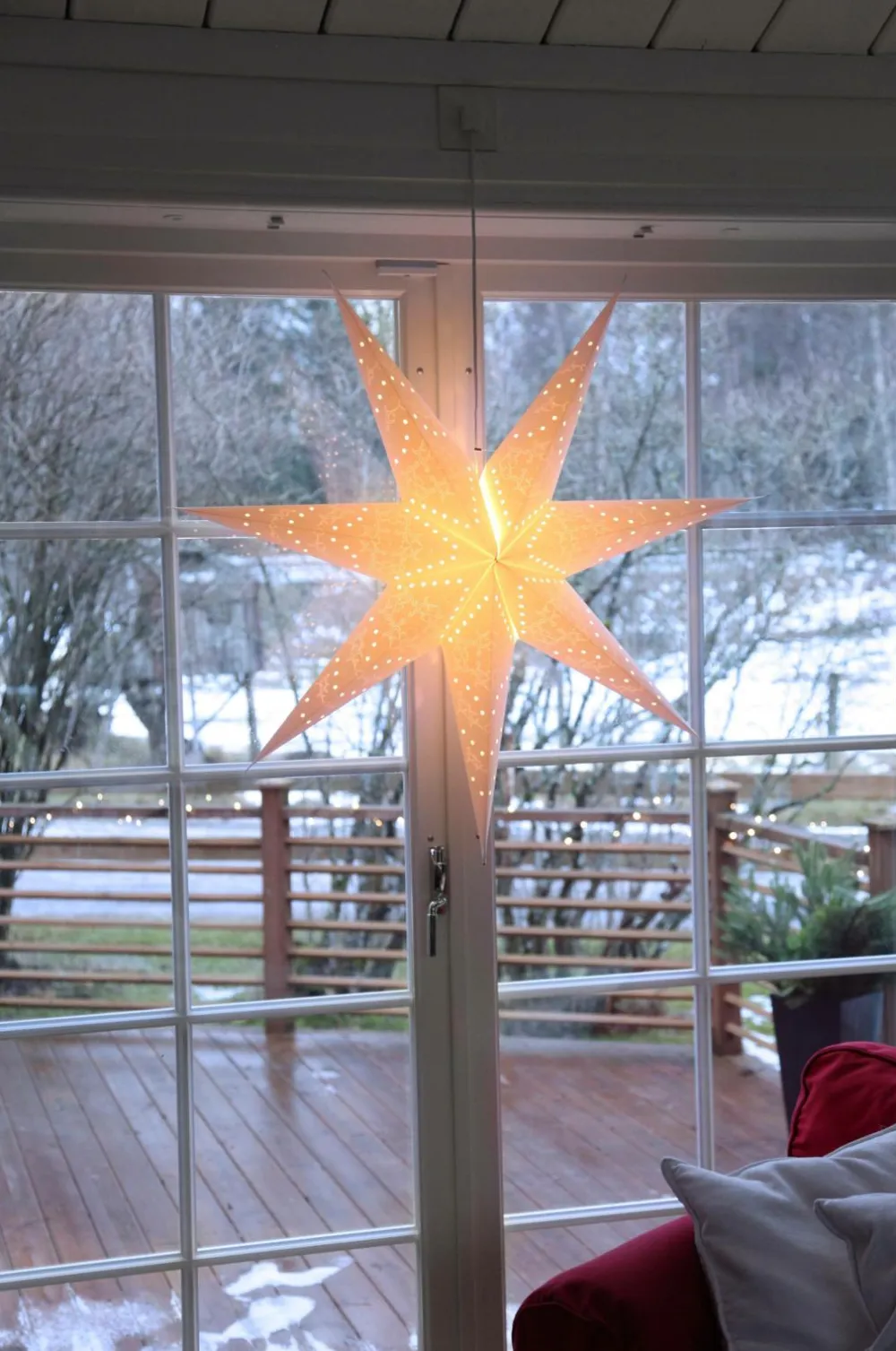 Star Trading Stjerne Sensy 100cm Hvid Outlet