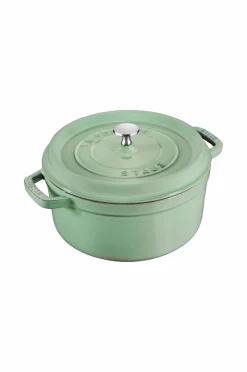 Staub Pander & Gryder>Gjutjärnsgryta 26 cm Salvia Grøn