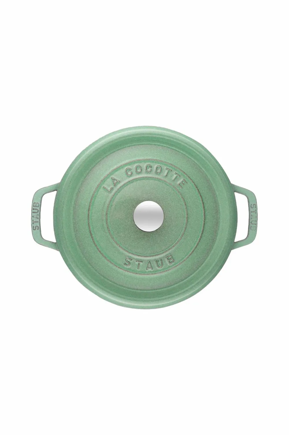 Staub Pander & Gryder>Gjutjärnsgryta 26 cm Salvia Grøn