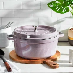Staub Gjutjärnsgryta 26 cm Kirsebærblomst Pink Sale