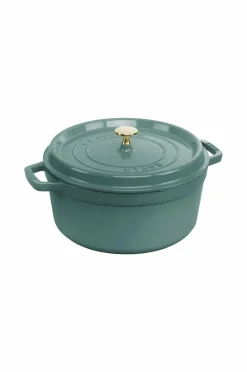 Staub Pander & Gryder>Gjutjärnsgryta 26 cm Eukalyptus grøn