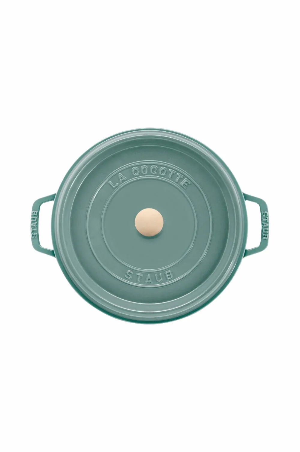 Staub Pander & Gryder>Gjutjärnsgryta 26 cm Eukalyptus grøn