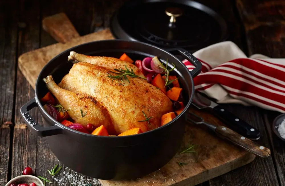 Staub Pander & Gryder>Gryde La Cocotte rund 26 cm, 5,2 l Black