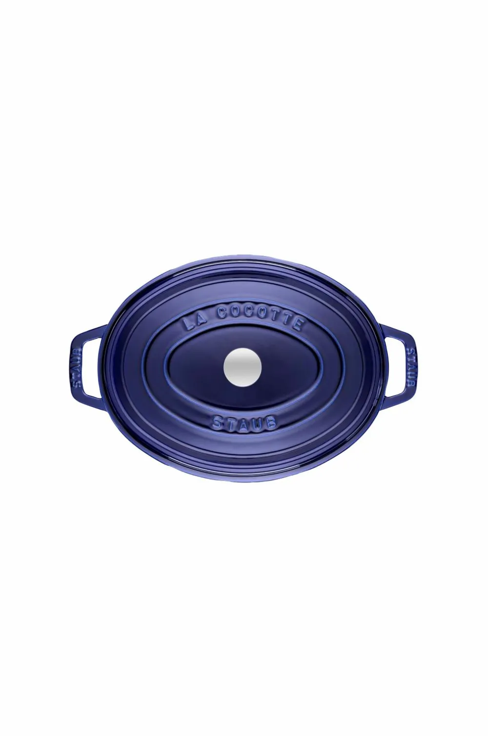 Staub Pander & Gryder>Gryde La Cocotte oval 29 cm, 4,2 l Dark-Blue Majolika