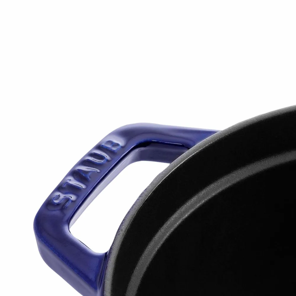 Staub Pander & Gryder>Gryde La Cocotte oval 29 cm, 4,2 l Dark-Blue Majolika