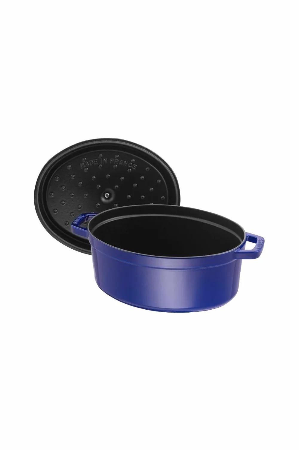 Staub Pander & Gryder>Gryde La Cocotte oval 29 cm, 4,2 l Dark-Blue Majolika
