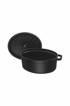 Staub Gryde La Cocotte oval 37 cm, 8 l Black Online