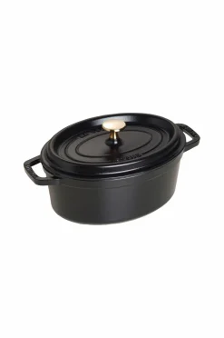 Staub Gryde La Cocotte oval 23 cm, 2,35 l Black Sale