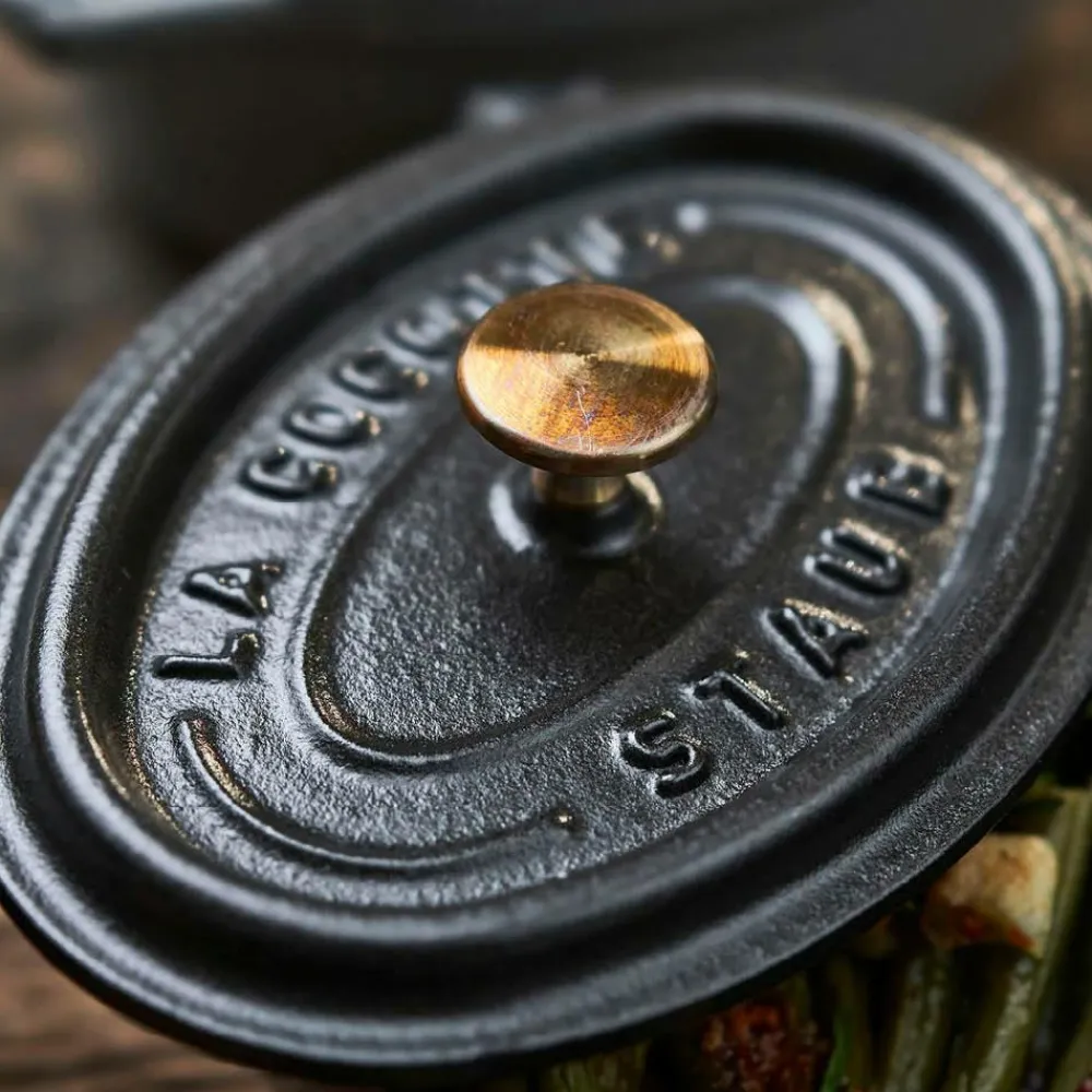 Staub Gryde La Cocotte oval 11 cm, 0,25 l Black Hot