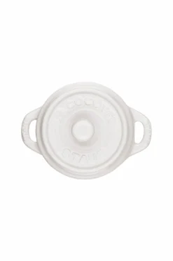 Staub Minigryde rund 10 cm, 0,2 l Ivory White Best