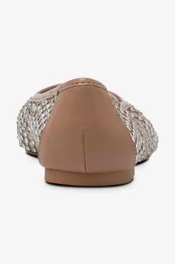 Steve Madden Ballerinasko Auden Ballerinas Tan Mesh Clearance