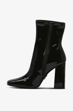 Steve Madden Boots Traverse Bootie Black patent Discount