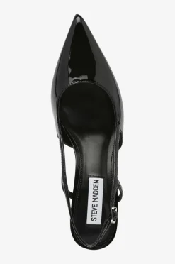 Steve Madden Højhælede Sko>Højhælet sko Legaci Slingback Black patent