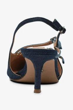 Steve Madden Højhælet sko Liana Slingbacks Blue denim