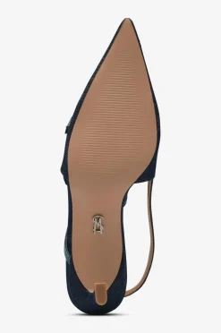 Steve Madden Højhælet sko Liana Slingbacks Blue denim