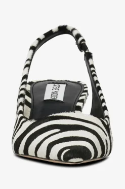Steve Madden Højhælet sko Kari Slingback Zebra