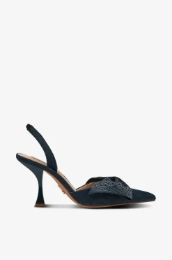 Steve Madden Højhælet sko Niteowl Sandal Blue denim