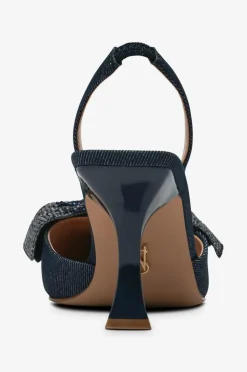 Steve Madden Højhælet sko Niteowl Sandal Blue denim