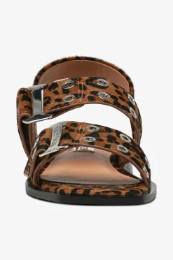 Steve Madden Sandaler Saria-le Flat Sandals Leopard New
