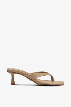 Steve Madden Højhælede Sko>Sandaler med hæl Heyley Heeled Sandals Tan leather