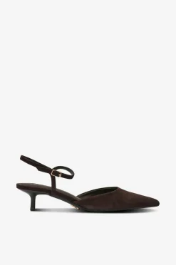 Steve Madden Højhælede Sko>Sandaler med hæl Adelaide Brown suede