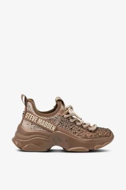 Steve Madden Sneakers Jmistica Bronze gold / silver Sale
