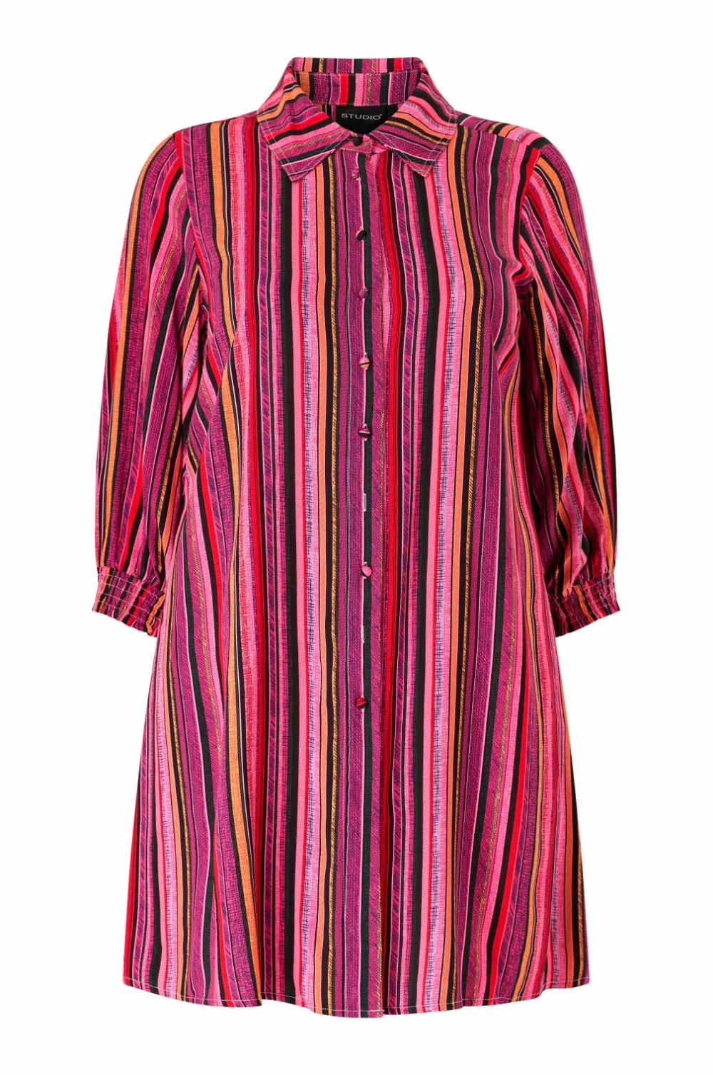 Studio Kjoler>Kjole sEmilie Pink stripes